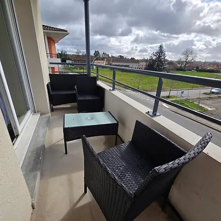 T2 Climatise - Balcon & Parking Prive Lägenhet Montauban